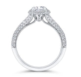 14 Karat White Gold Diamond Engagement Ring- Special Order Only